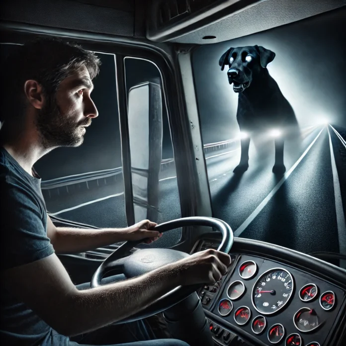 what is the black dog in trucking